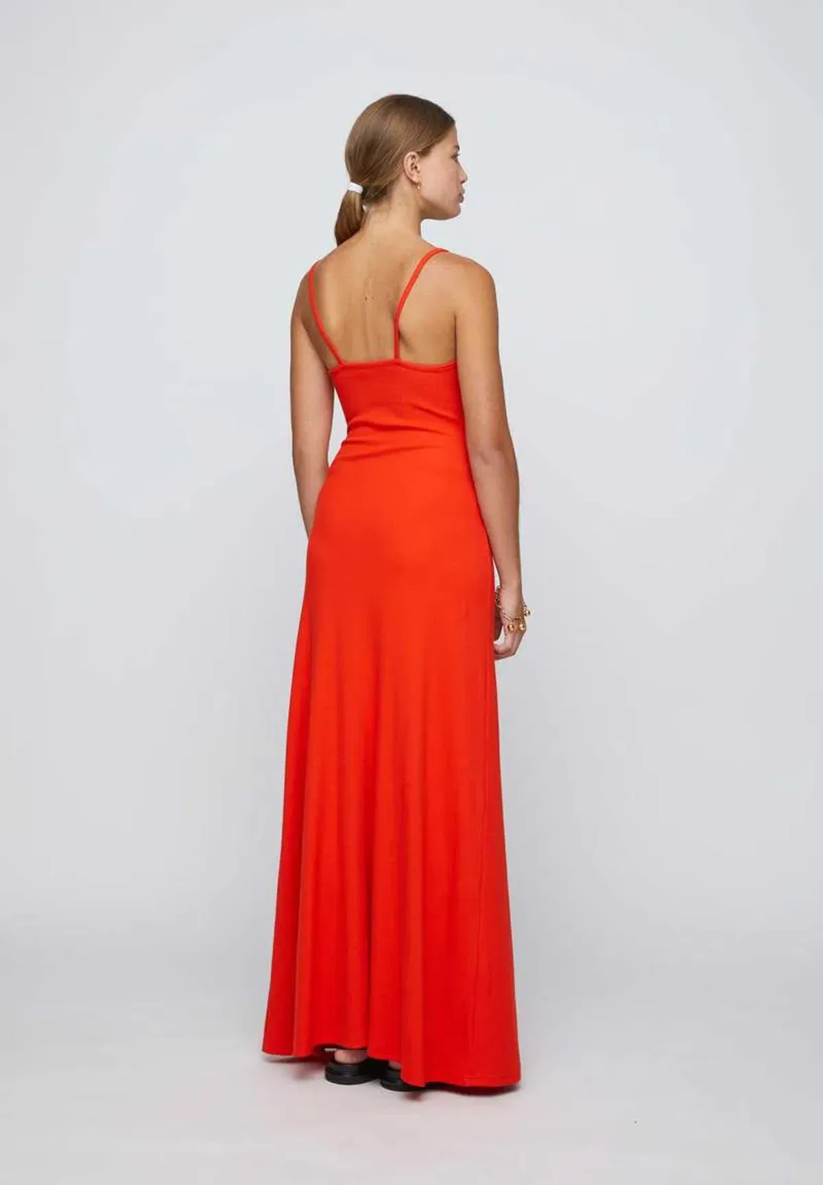 Anna Quan Natalia Maxi Cutout Dress Chili Red Size 8 - Image 4