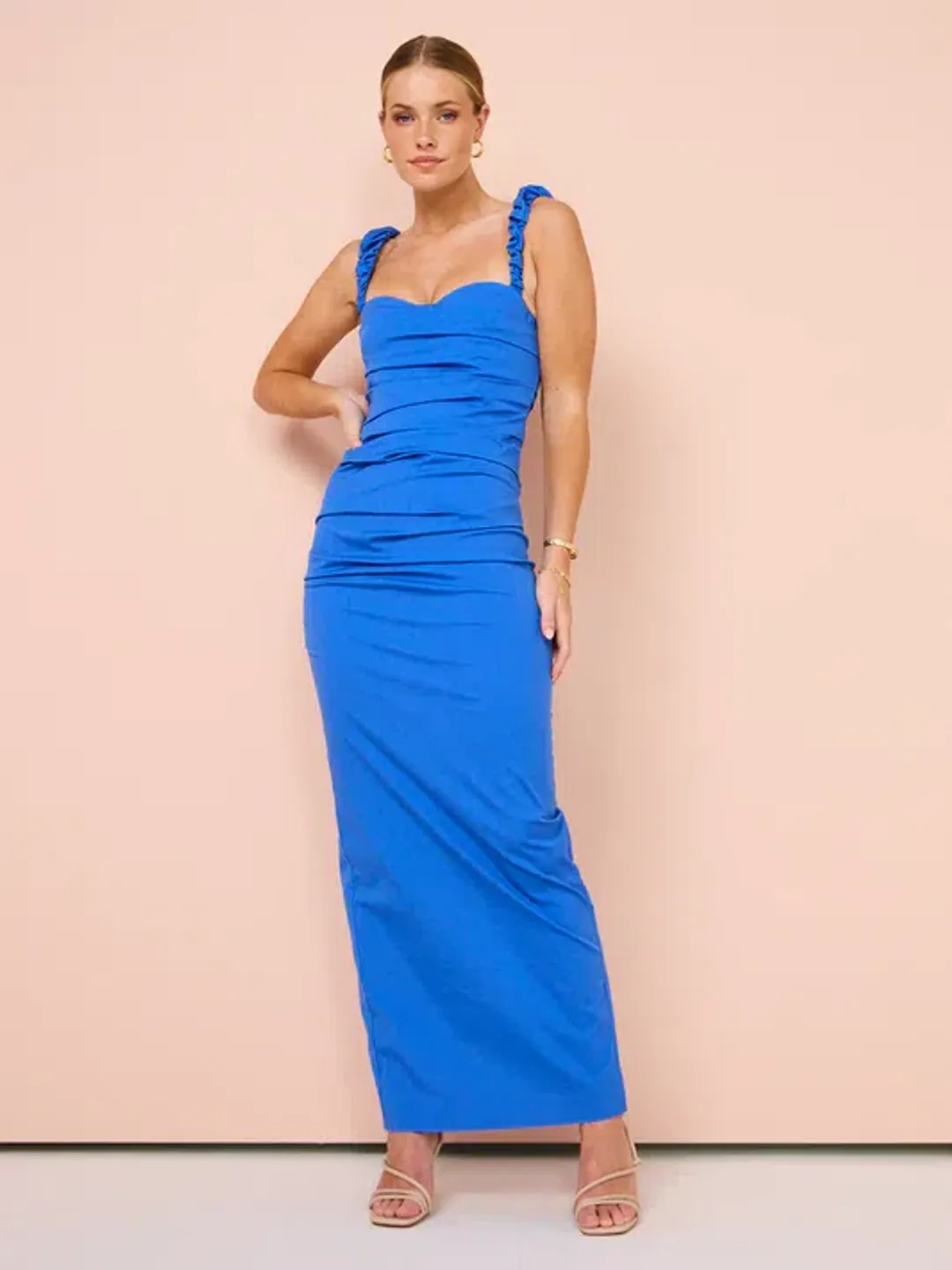 Sir the Label Azul Balconette Gown Cobalt Blue Size 4 / AU 14 for rent on The Volte - main image