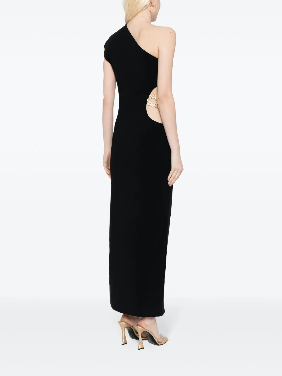 Cult Gaia Adrian Knit Dress Black Size AU 8 - Image 3