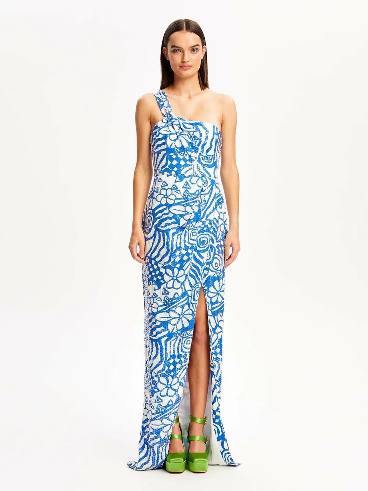 Alice McCall Daisy Daze Gown Blue Print Size 8 - Image 2