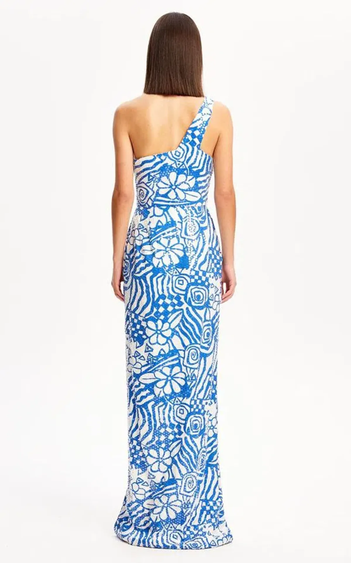 Alice McCall Daisy Daze Gown Blue Print Size 8 - Image 3