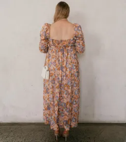 Zimmermann Violet Twist Front Midi Dress Multi Floral Size 2 / AU 8-10 for rent on The Volte - image 2