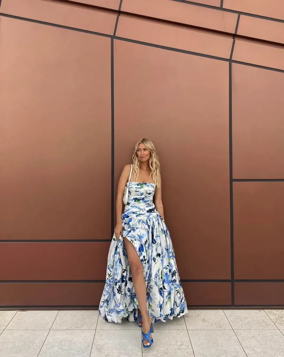 Aje Violette Bubble Hem Maxi Dress Floral Size 14 - Image 3