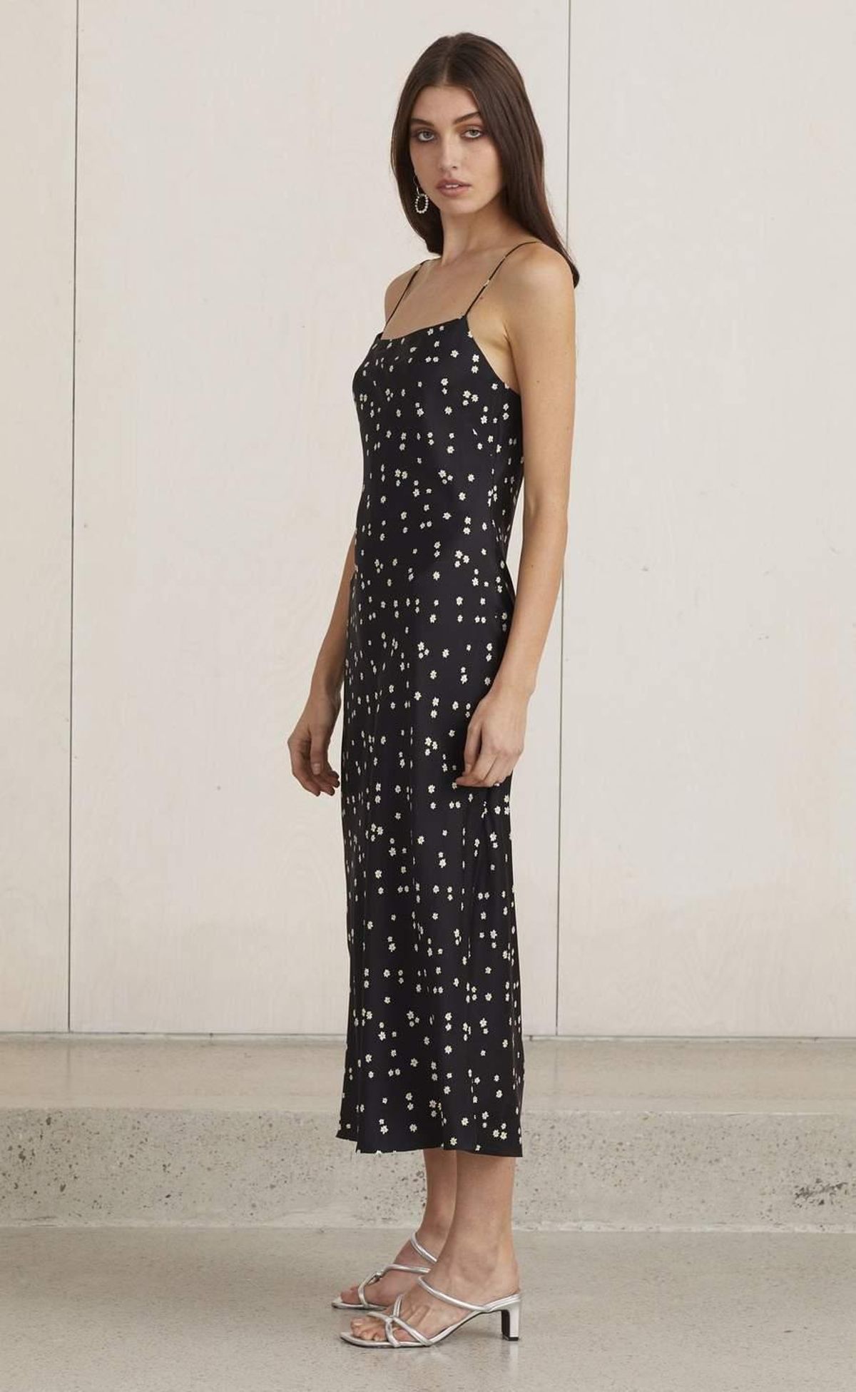 Bec & Bridge Daisy Slip Midi Dress Floral Size 12 - Image 3