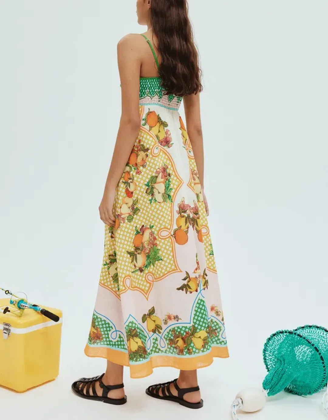 Alemais Lemonis Sundress Multi Print Size 12 for rent on The Volte - main image