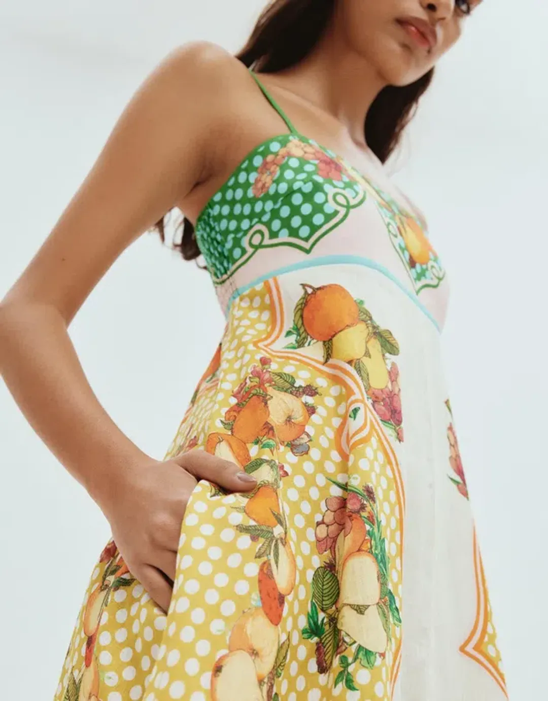Alemais Lemonis Sundress Multi Print Size 12 for rent on The Volte - main image