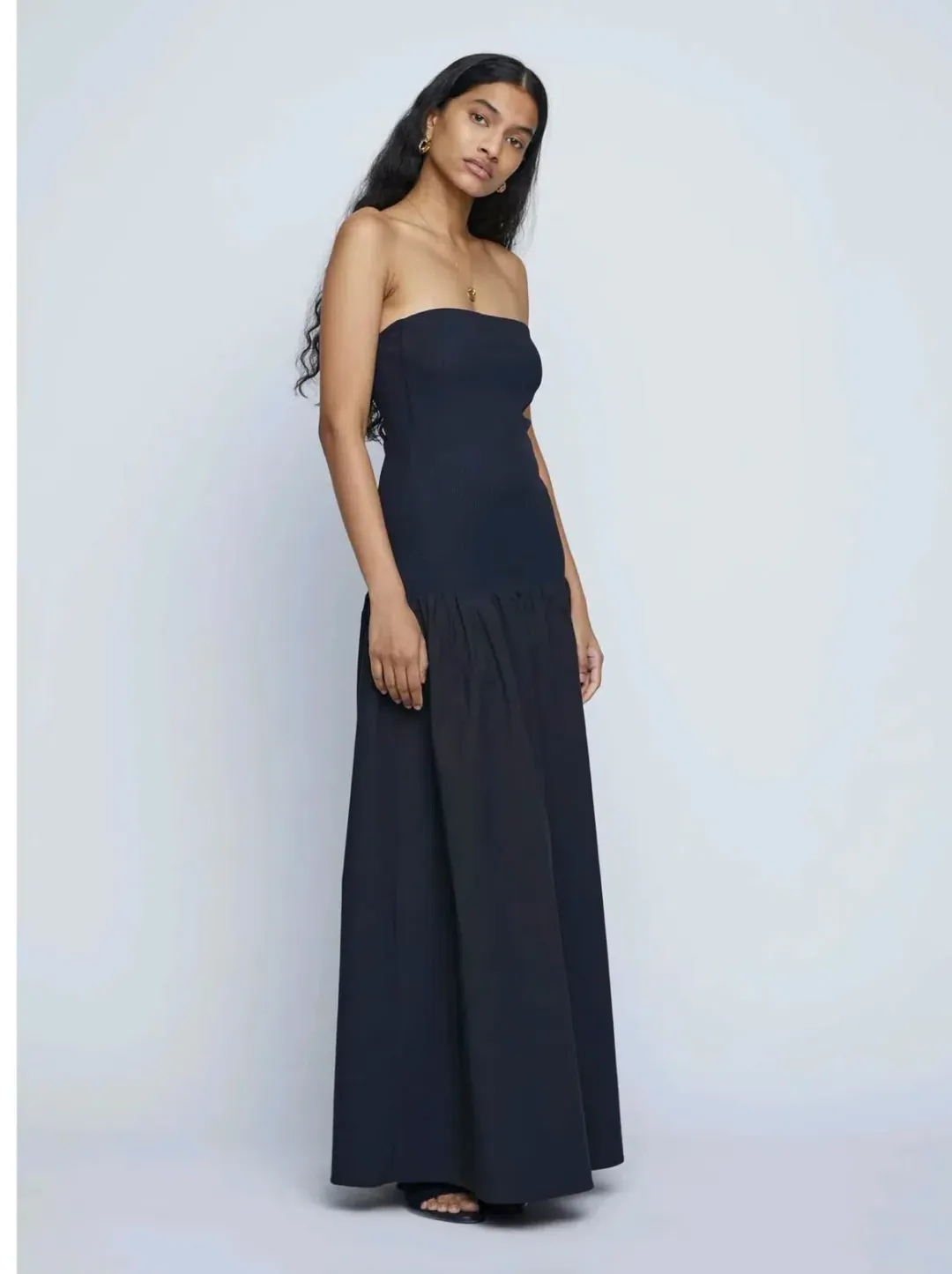 Anna Quan Amyra Maxi Dress Black Size 8 for rent on The Volte - main image