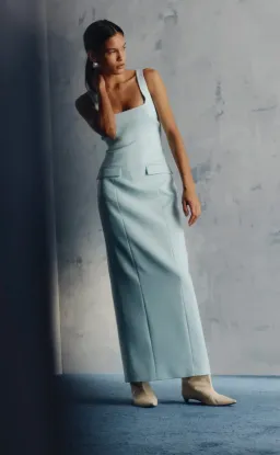 Anna Quan Ivana Dress Ice Blue Size 8 for rent on The Volte - image 3