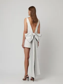 Effie Kats Nikola Mini Dress in Ivory Size S (AU 8) for rent on The Volte - image 3