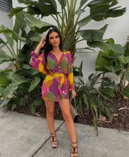 Bamba Titan Shirt Dress Multi Size S/M / AU 10 for rent on The Volte - image 2