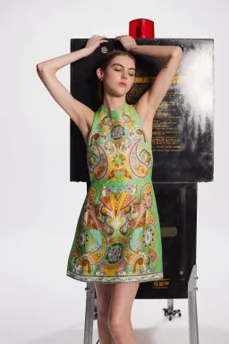 Alemais Pinball Mini Dress Multi Size 10 for rent on The Volte - image 2