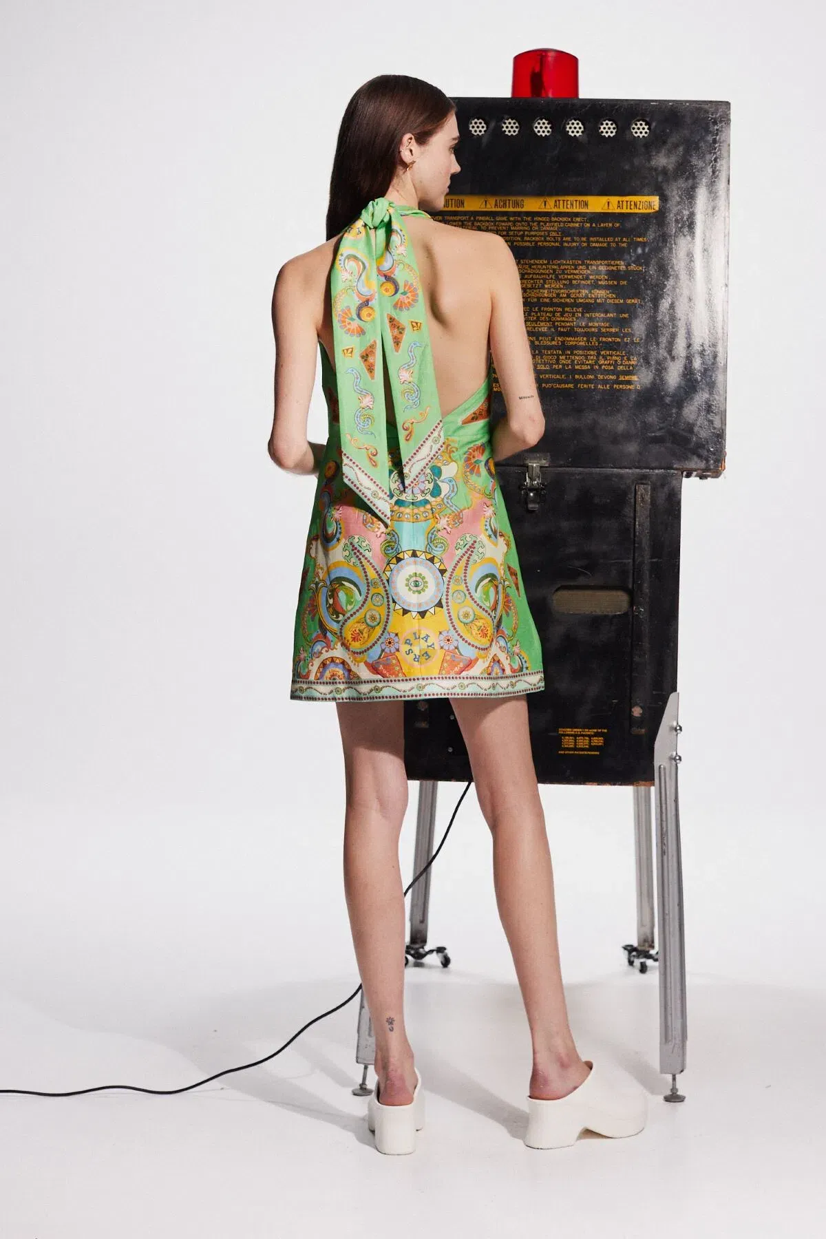 Alemais Pinball Mini Dress Multi Size 10 - Image 3