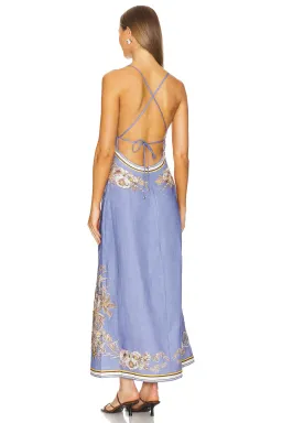 Zimmermann Ottie Slip Dress in Blue Floral Size 2 / AU 12 for rent on The Volte - image 2