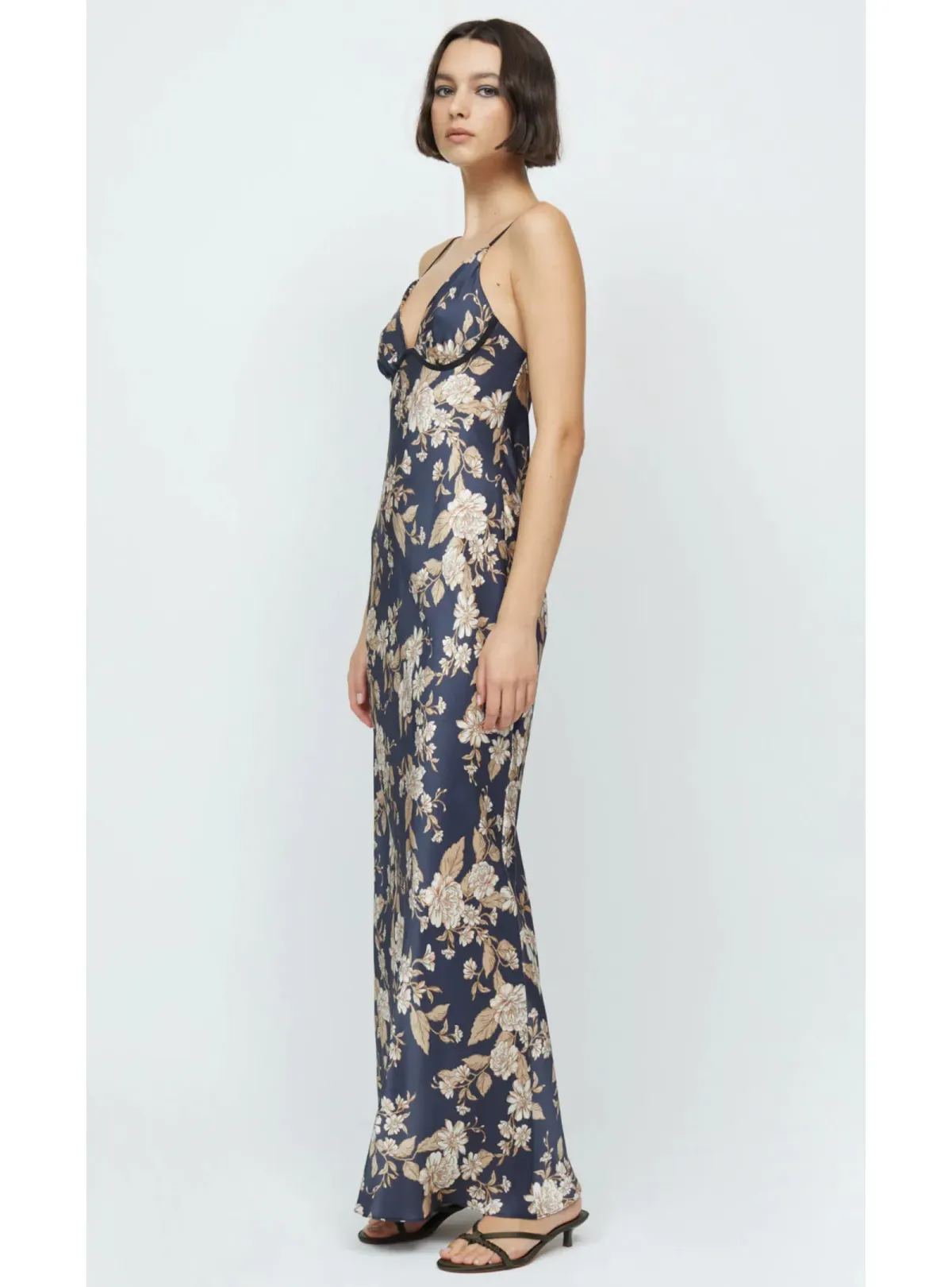 Bec & Bridge Opaline Floral Silk Dress Floral Size AU 14 - Image 2
