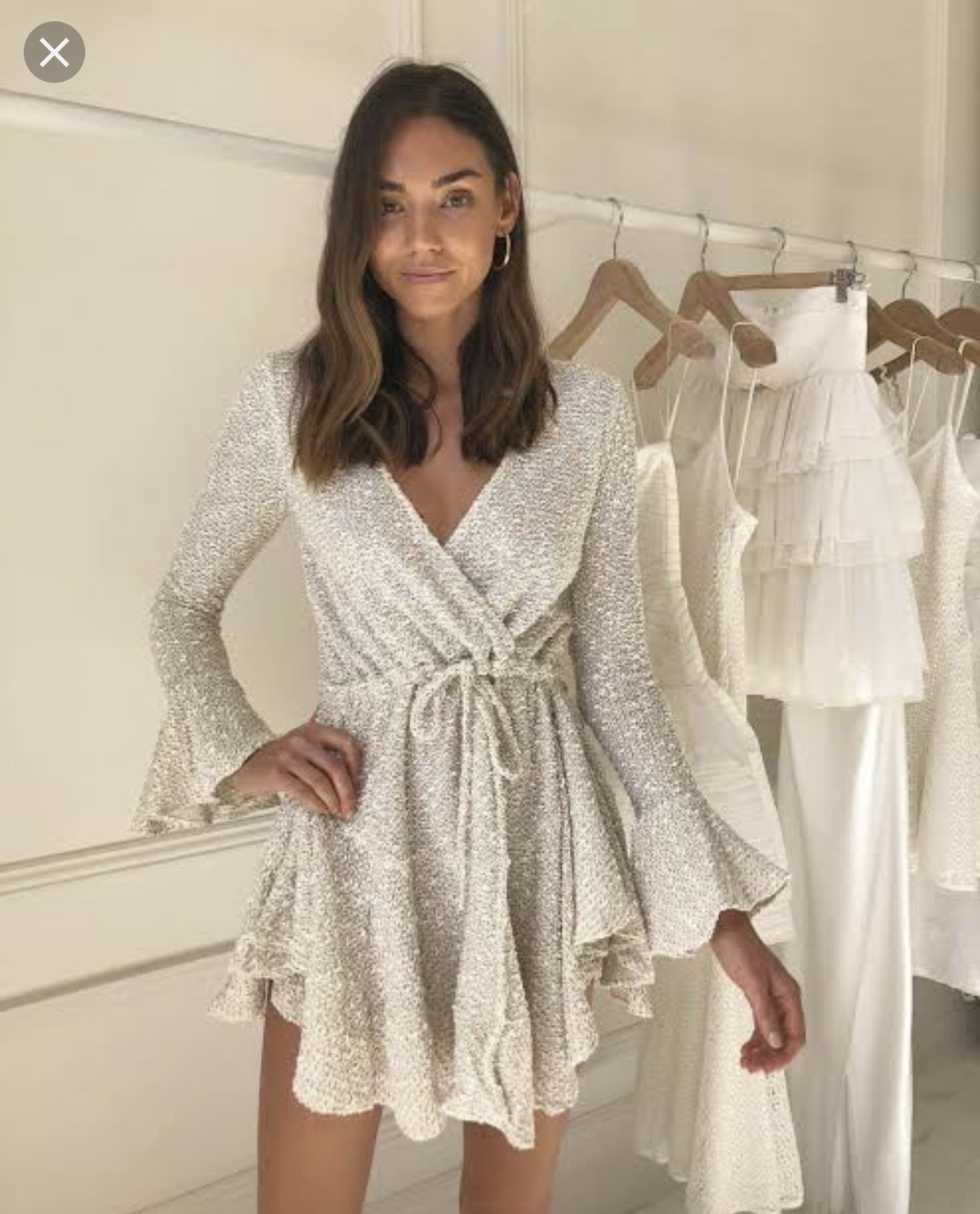 Shona Joy Aimee Frill dress - Image 2