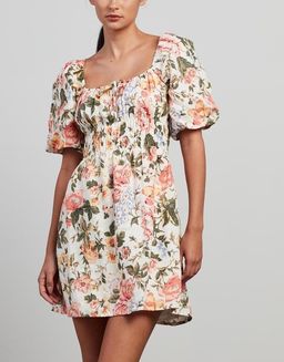 Faithfull the Brand Nikoleta Mini Dress Floral Size 10 for rent on The Volte - image 2
