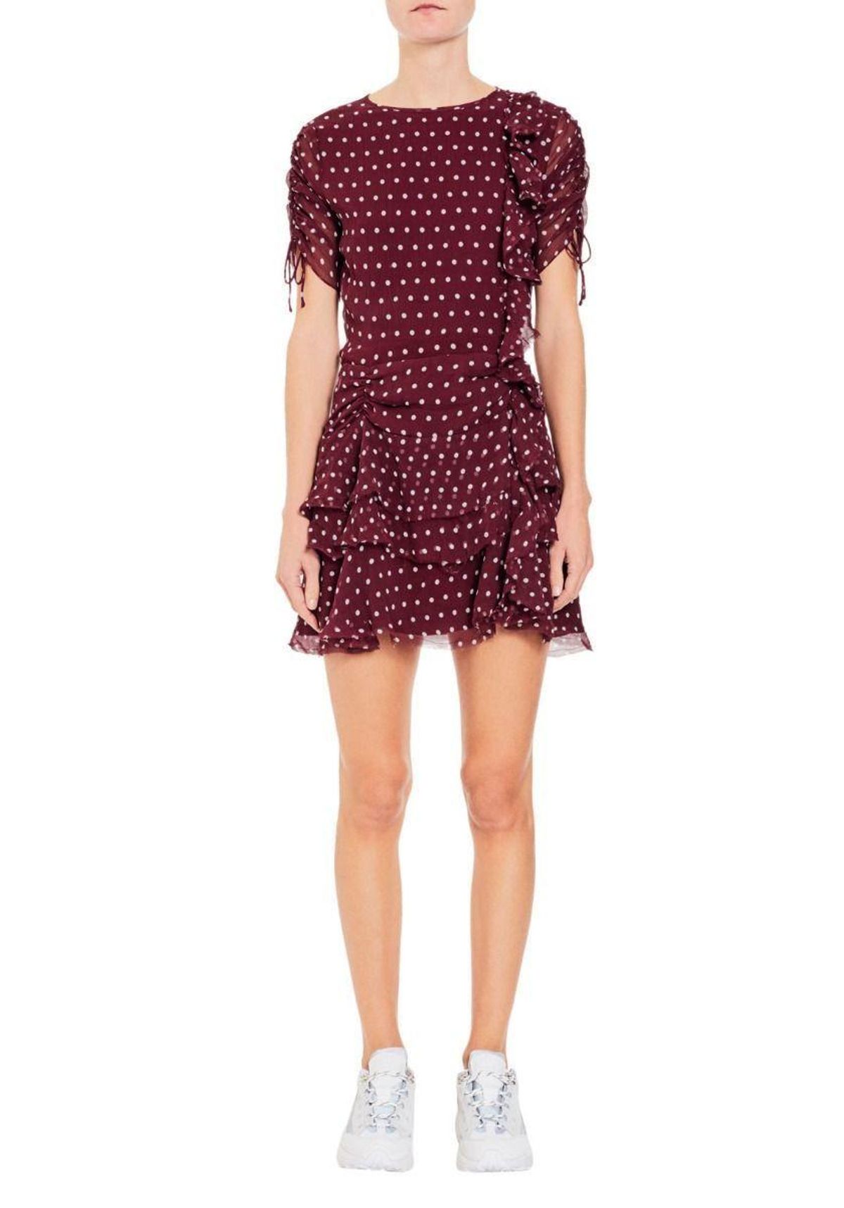 Sir the Label Marceau Dress Burgundy Size AU 8 - Image 5