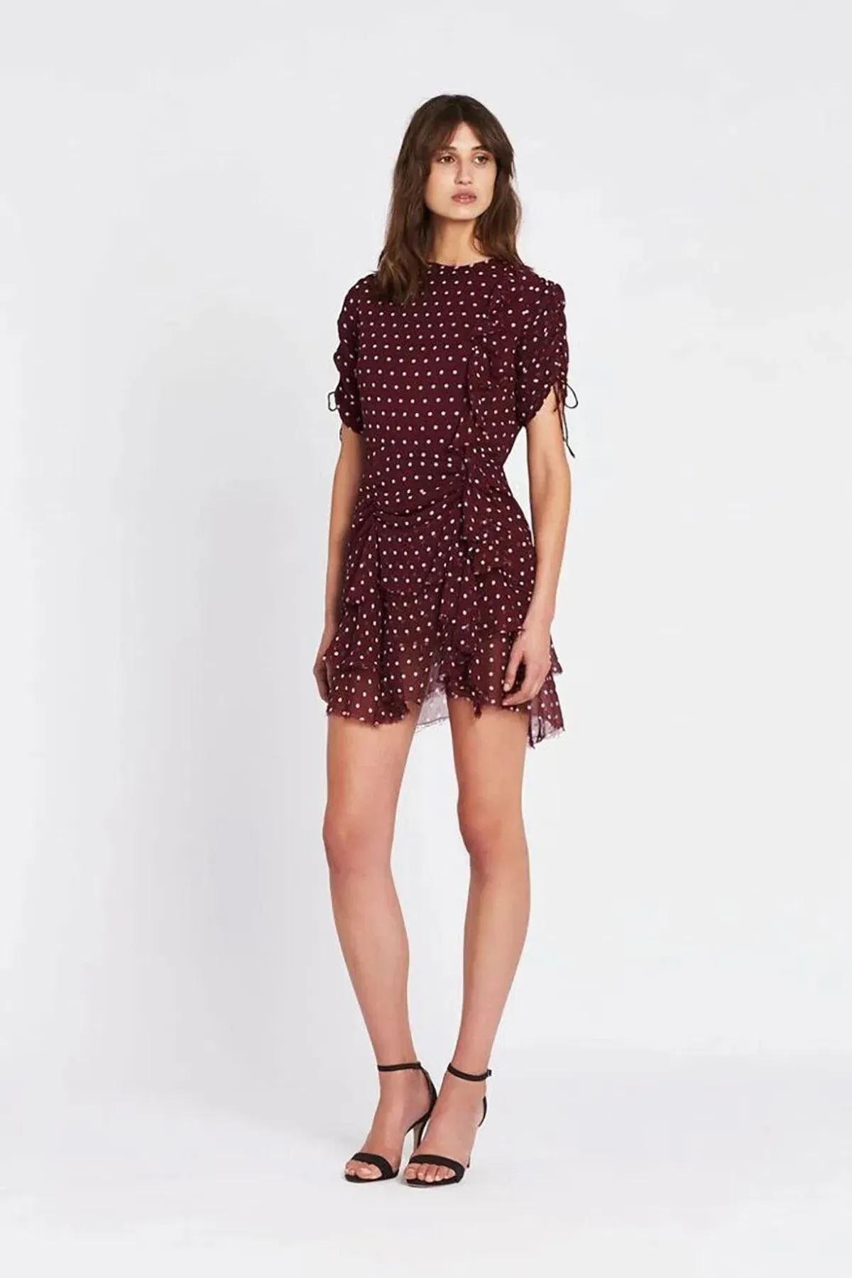 Sir the Label Marceau Dress Burgundy Size AU 8 - Image 1