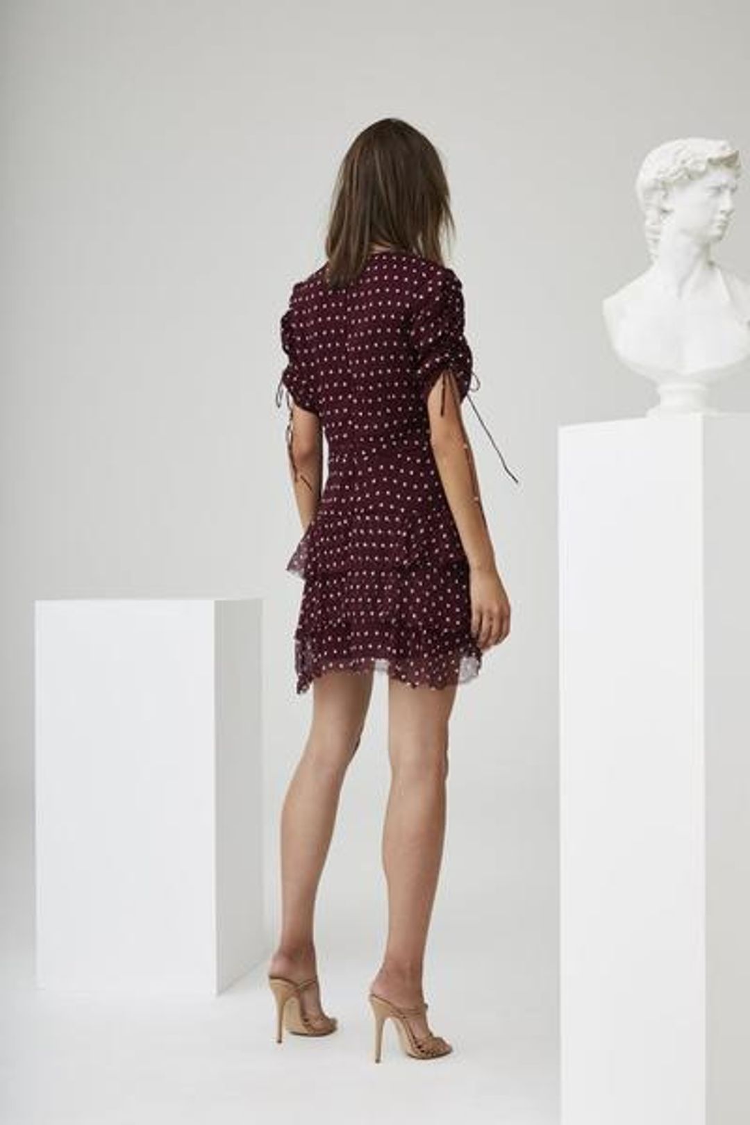 Sir the Label Marceau Dress Burgundy Size AU 8 for rent on The Volte - main image