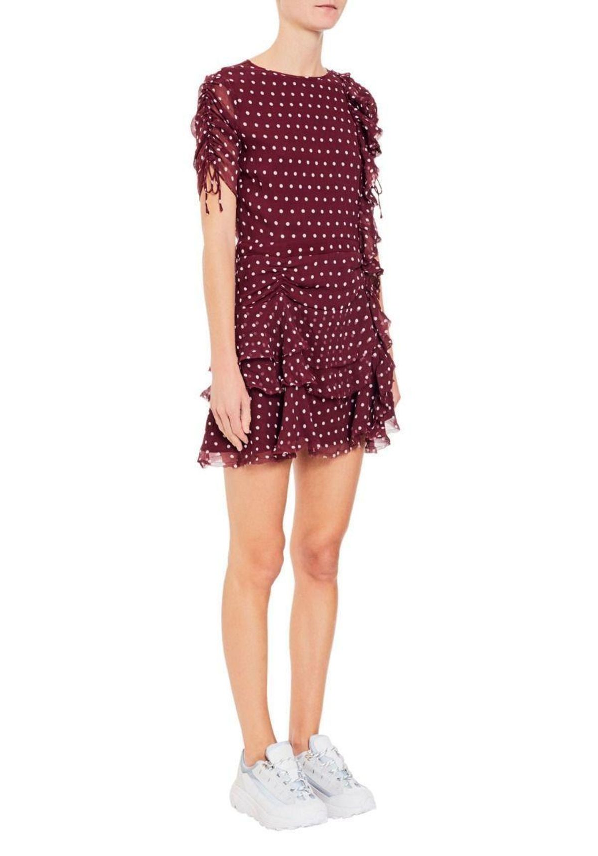 Sir the Label Marceau Dress Burgundy Size AU 8 - Image 6
