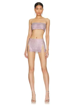 Poster Girl Mia Micro Skirt in Cosmo Size S / AU 8 for rent on The Volte - image 1