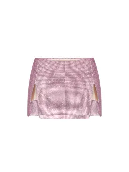 Poster Girl Mia Micro Skirt in Cosmo Size S / AU 8 for rent on The Volte - image 3