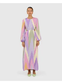 The Wolf Gang Marrakesh Cut Out Maxi Dress Multi Size AU 8 for rent on The Volte - image 2