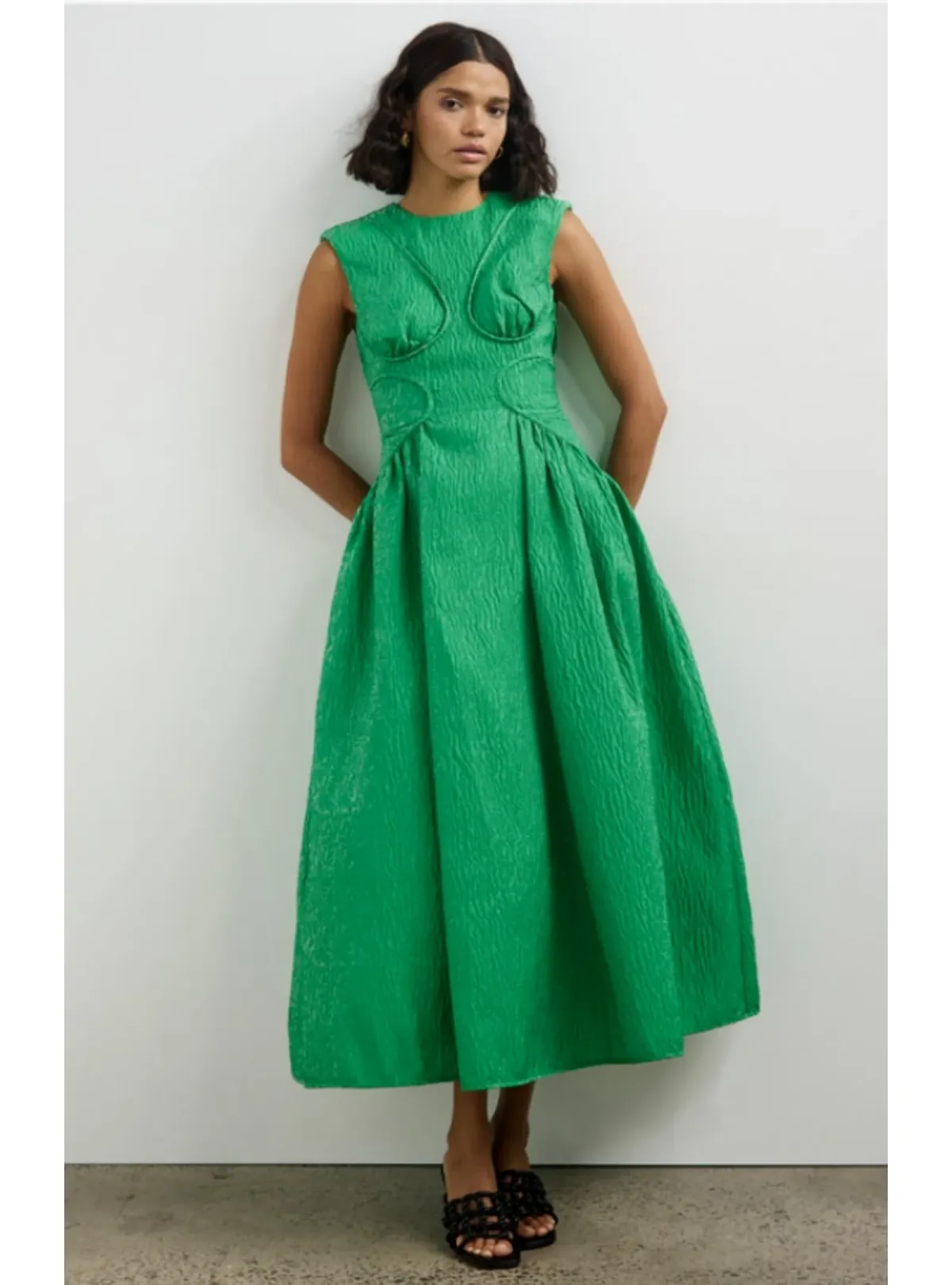 Rachel Gilbert Celia Dress in Apple Size AU 10 for rent on The Volte - main image