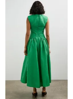 Rachel Gilbert Celia Dress in Apple Size AU 10 for rent on The Volte - image 4
