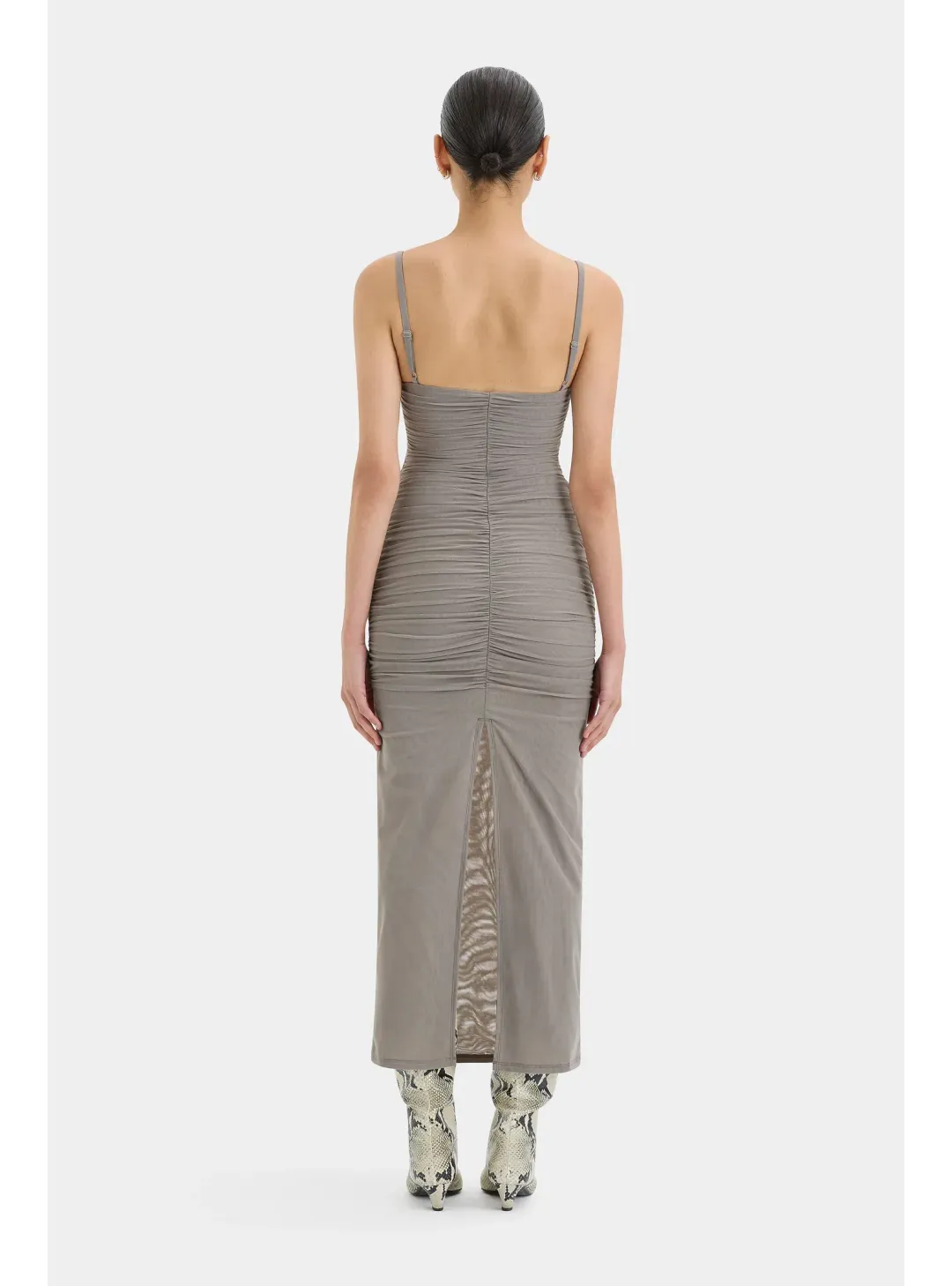 Sir the Label Jacques Gathered Midi Dress Size 1 / AU 8 for rent on The Volte - main image