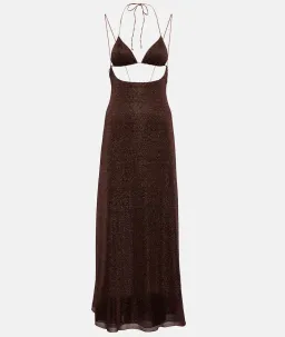 Oséree Lumiére Kini Maxi Dress in Chocolate Size S / AU 8 for rent on The Volte - image 4