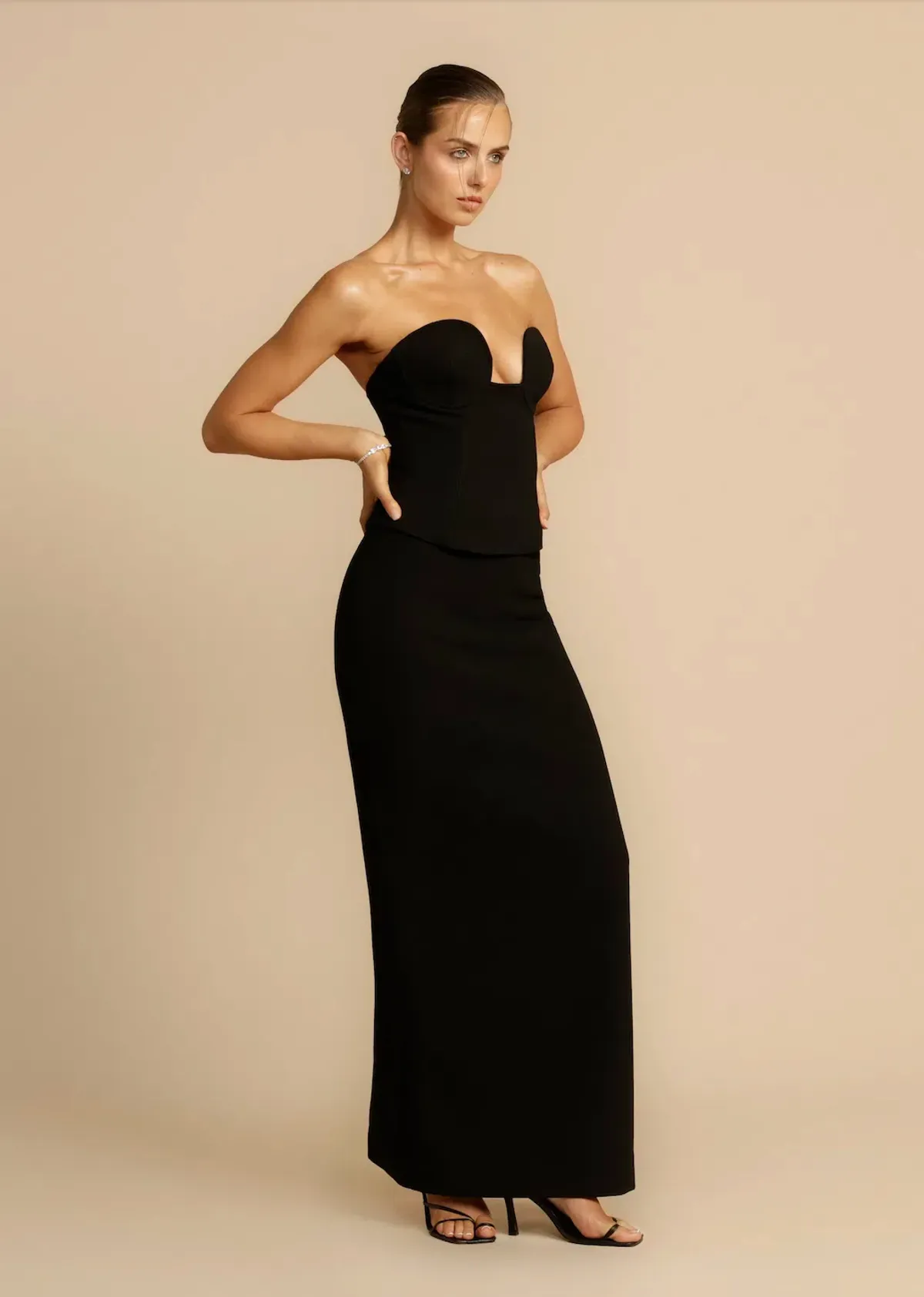 Arcina Ori Frida Bustier and Sloan Skirt Set Black Size S / AU 8 - Image 5