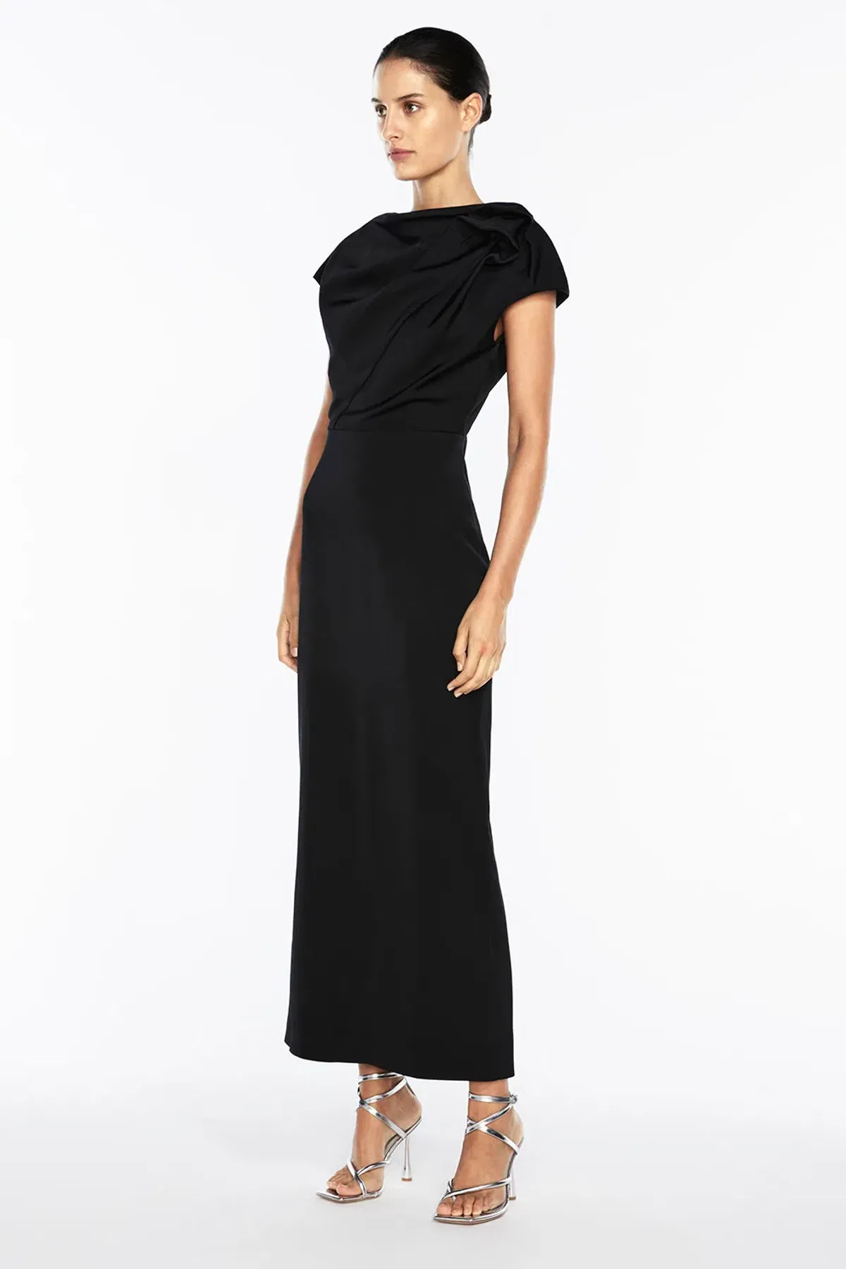 Manning Cartell Grand Illusion Maxi Gown Black Size 10 - Image 4