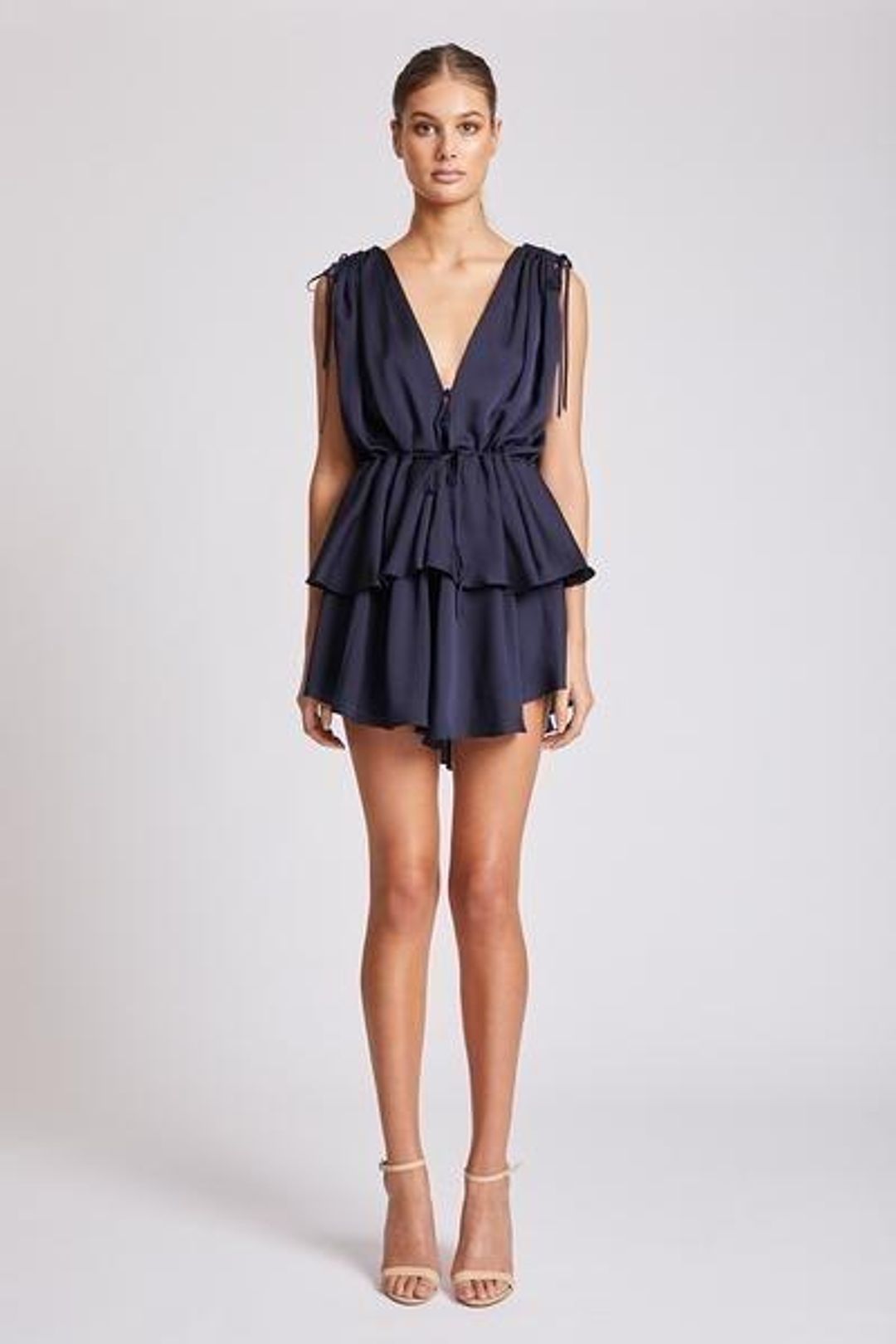 Shona Joy peplum mini for rent on The Volte - main image