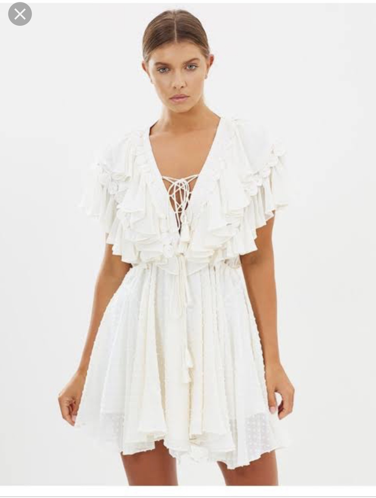 Shona Joy Stella ruffle dress Size 8 - Image 1