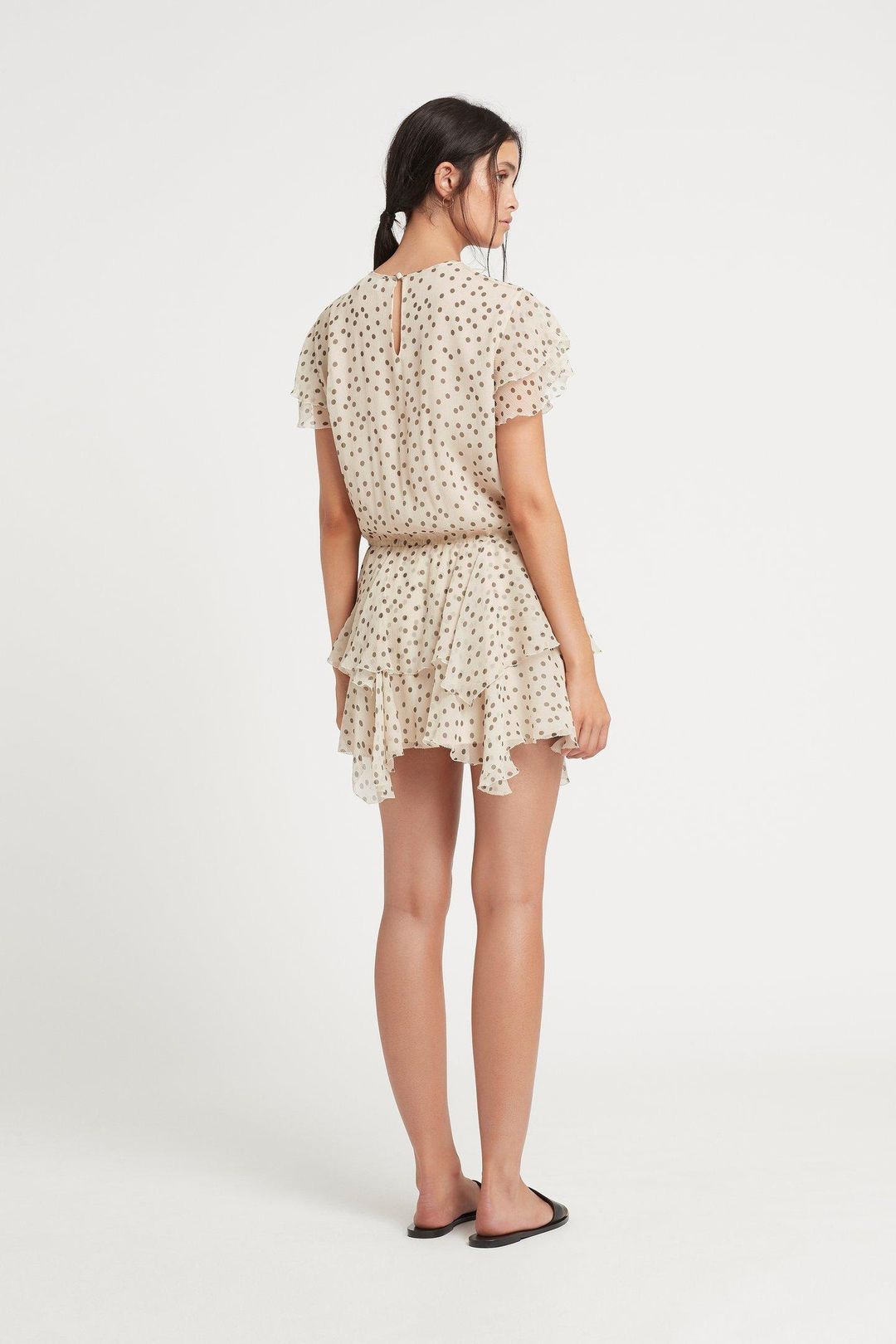 Sir the label Isabella ruffle dress size 8 for rent on The Volte - main image