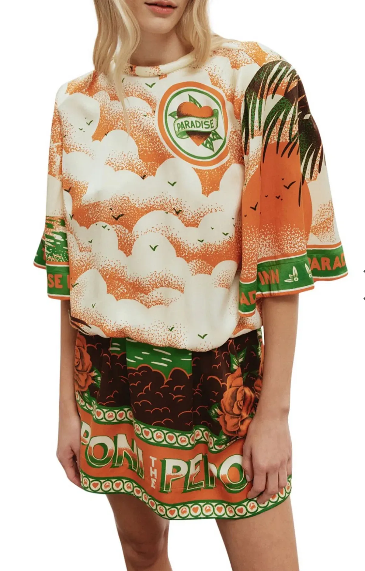 ALEMAIS Bunglalow Mini Dress Multi Size 8 - Image 3