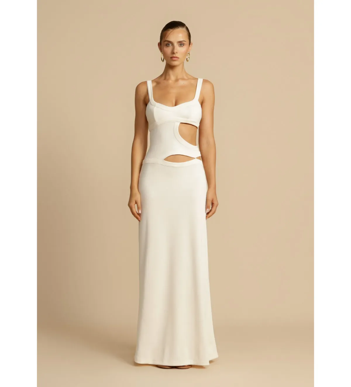 Arcina Ori Jetta Maxi Dress White Size S/Au 8 - Image 1