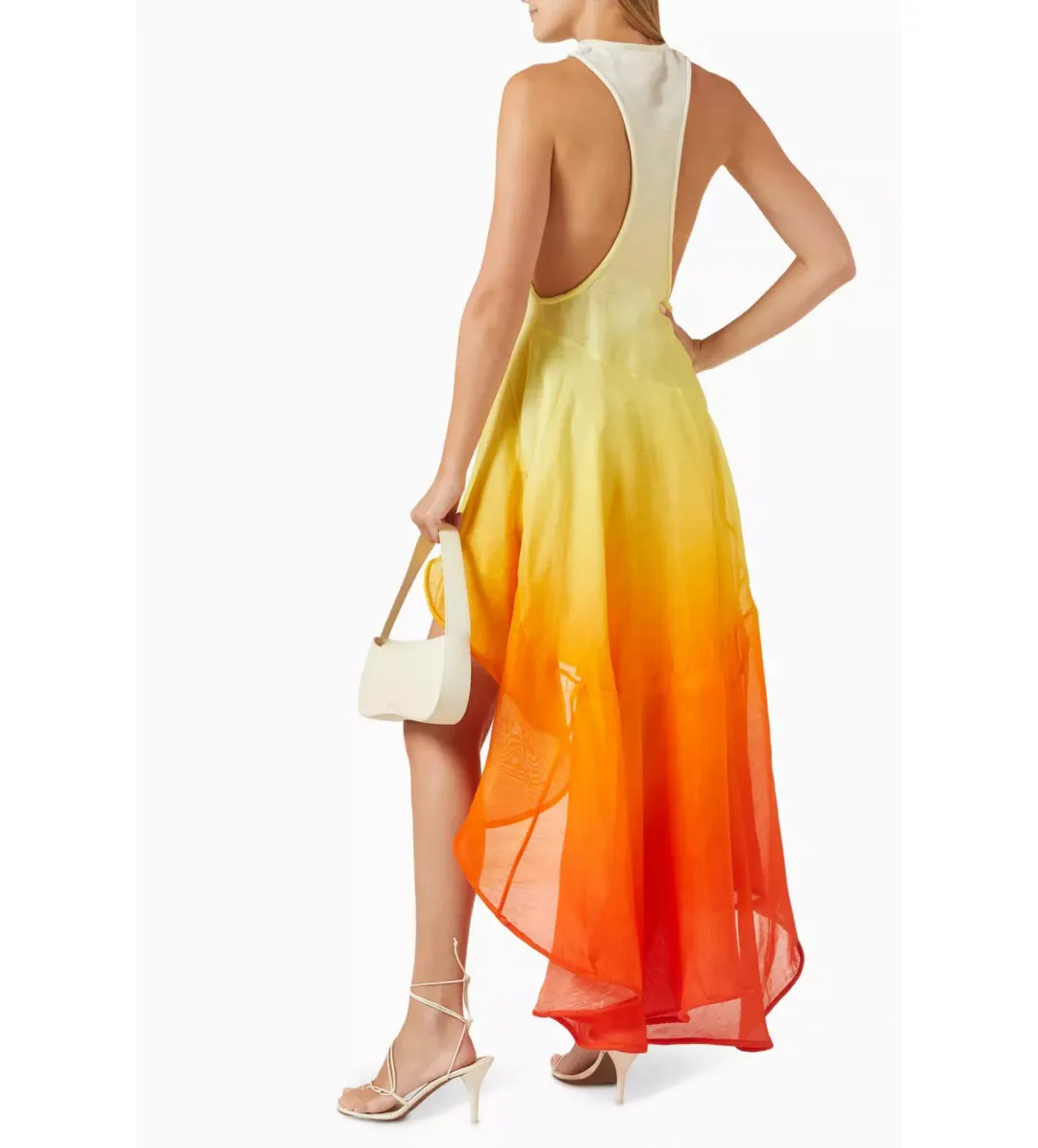 Zimmermann Wonderland Waterfall Mini Dress Sunset Ombre Size 0/ AU 8 for rent on The Volte - main image
