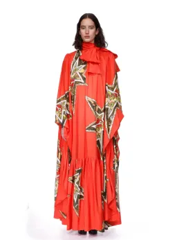Alemais Ziggy Gown Orange Size AU 10 for rent on The Volte - image 1