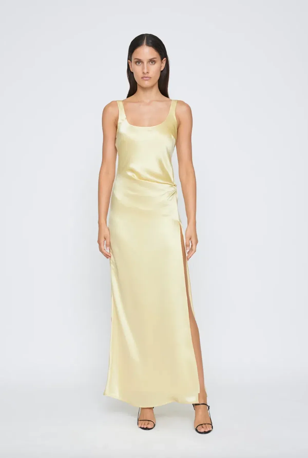 Anna Quan Etta Dress in Champagne Size AU 6 for rent on The Volte - main image