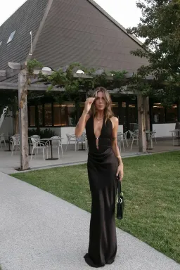 Misha Celine Maxi Dress Black Size 6 for rent on The Volte - image 2