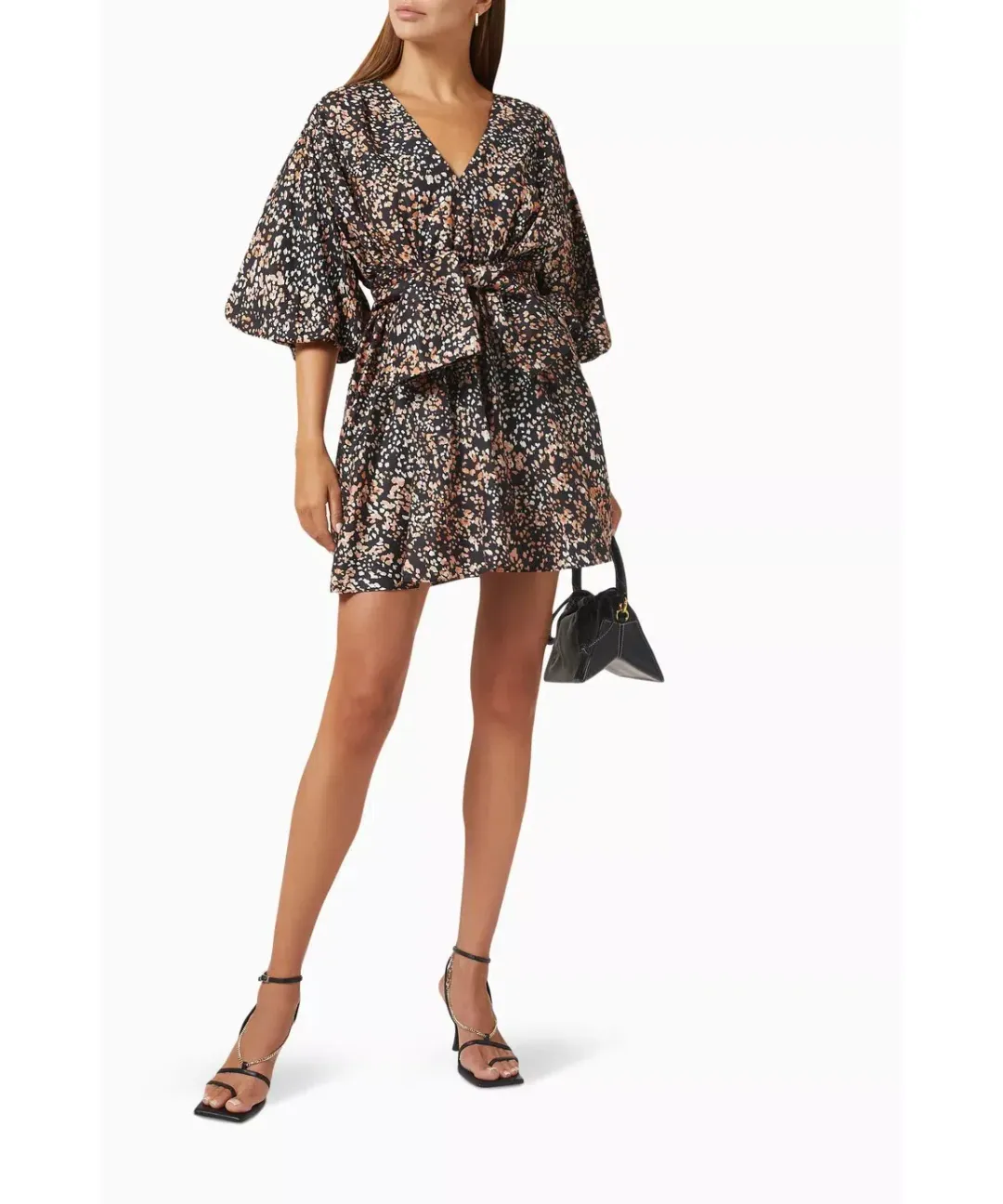 Acler Edson Wild Spot Dress Print Size 8 for rent on The Volte - main image