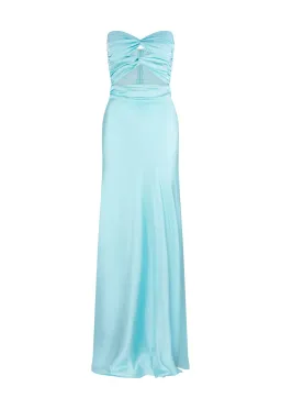 HNTR the Label Inka Gown Aqua Size S/AU 8 for rent on The Volte - image 3