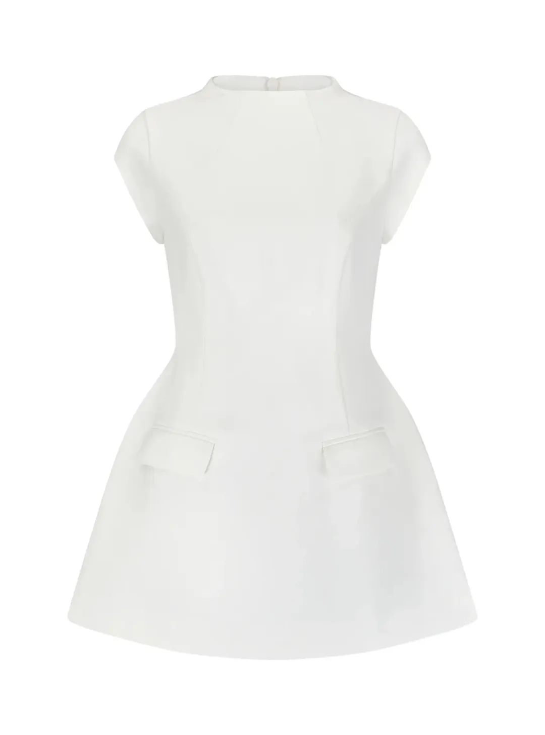 Odd Muse The Ultimate Muse Cap Sleeve Mini Dress White Size XS / AU 6 for rent on The Volte - main image