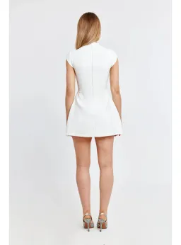 Odd Muse The Ultimate Muse Cap Sleeve Mini Dress White Size XS / AU 6 for rent on The Volte - image 3