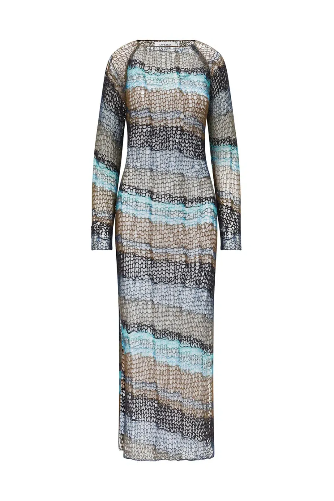 Rat and Boa Sabrina Knit Dress Multi Size 10 for rent on The Volte - main image