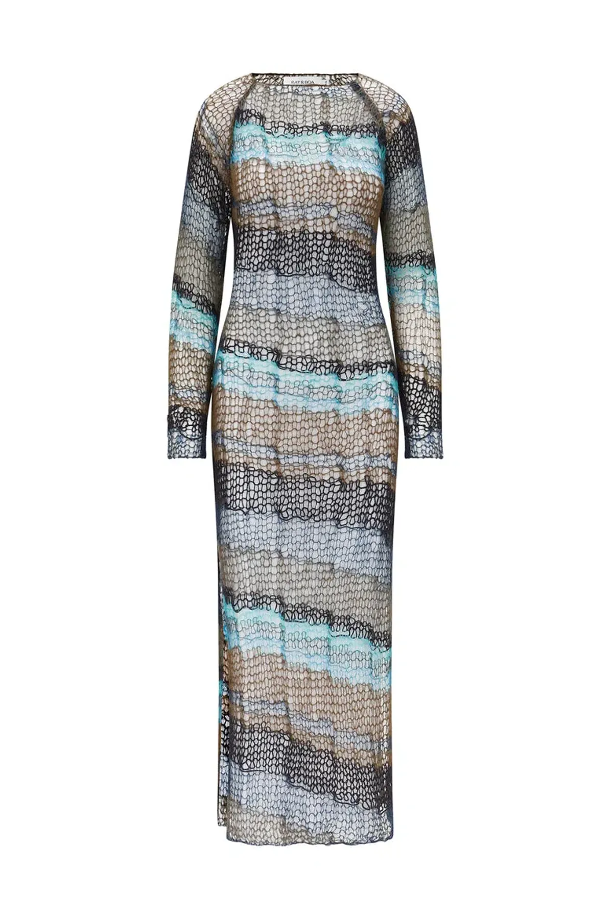 Rat and Boa Sabrina Knit Dress Multi Size 10 - Image 3