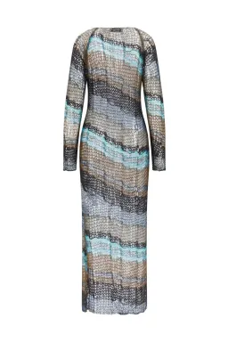 Rat and Boa Sabrina Knit Dress Multi Size 10 for rent on The Volte - image 4