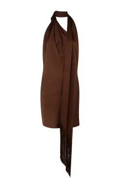 Rat & Boa Serafia Dress Brown Size M/ AU 10 for rent on The Volte - image 3